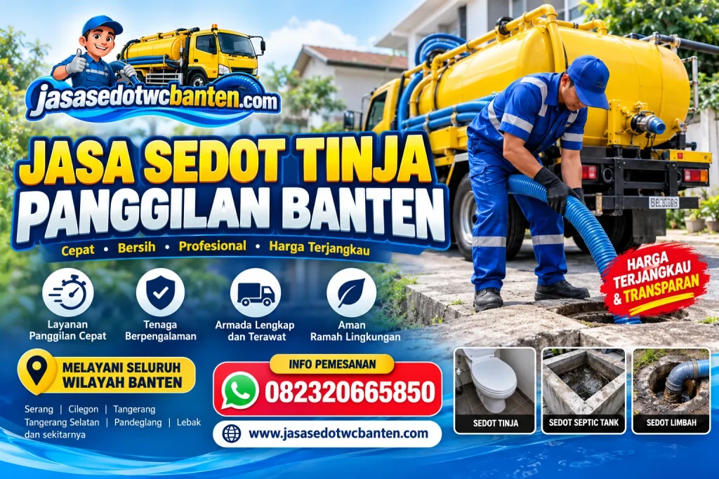 Jasa Sedot Tinja Panggilan Banten